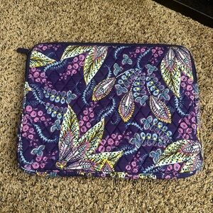 Vera Bradley Purple Floral Laptop Bag